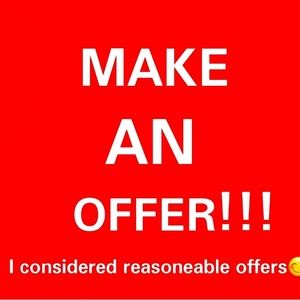 I will consider offers made.